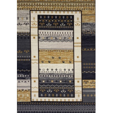 Карпет "GISSAR-С 335-81"; 150x200 см; прямой; серый;желтый
