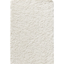 Ковер "Шегги SL 01"; 100x200 см; прямой; белый