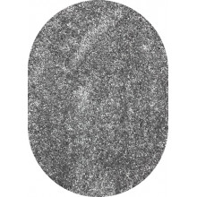 Ковер "Шегги SL 34"; 150x250 см; овал; серый