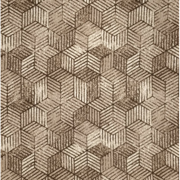 Палас "Леон 17 34"; 50x80 см; коричневый; прямой