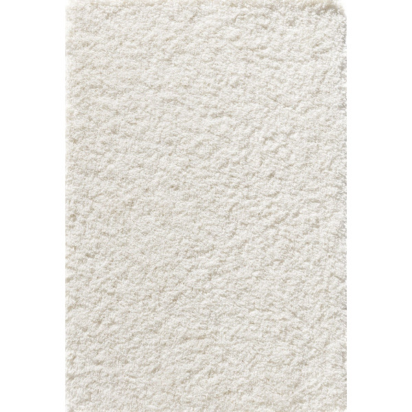Ковролин готовый "Шегги SL 01"; 140x150 см; белый; прямой