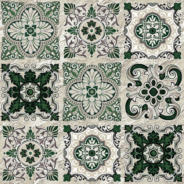 Палас "1742a2/206"; 200x450 см; ; прямой