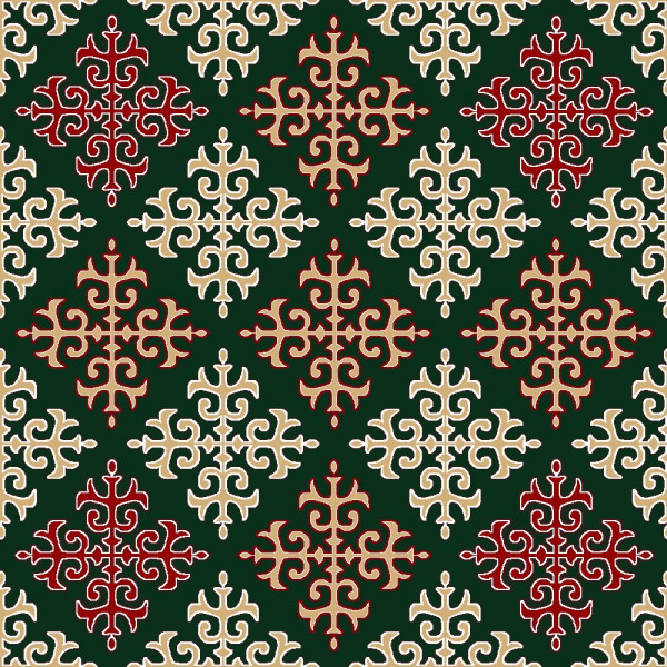 Палас "1238d4/35"; 150x300 см; ; прямой