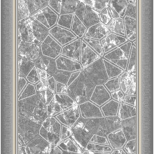 Дорожка "2664a5/124"; 100 см; серый