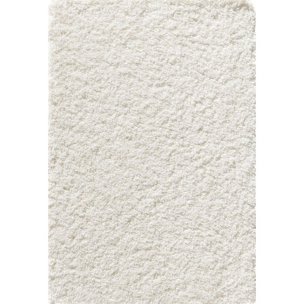 Ковролин готовый "Шегги SL 01"; 200x400 см; белый; прямой