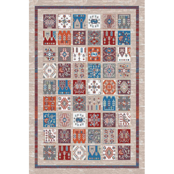 Карпет "GISSAR-С 867-81"; 150x200 см; прямой; темно-бежевый