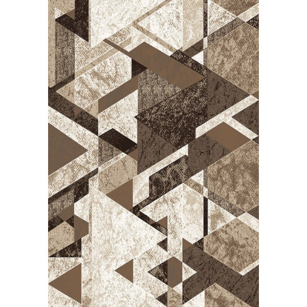 Ковер "Лайла де Люкс 15880_10842_n"; 80x150 см; бежевый; прямой