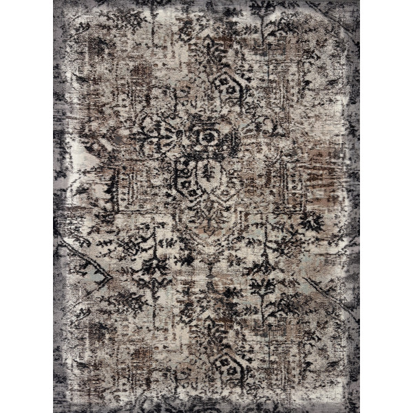 Карпет "GISSAR-С 377-11"; 125x180 см; прямой; серый;коричневый