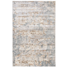 Ковер "BELLA 057A CREAM SHIRINK / BLUE FDY"; 240x340 см; ; прямой