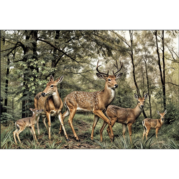Карпет "NATURE 441-81"; 200x400 см; прямой; коричневый;зеленый