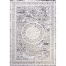 Ковер "Танго 21405_20243_n"; 150x230 см; серый;молочный; прямой