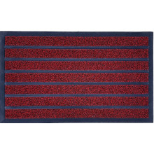 Грязезащитный коврик "RDM 004 RED"; 45x75 см; красный; прямой