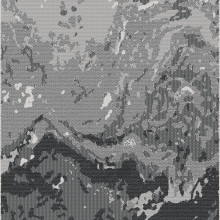 Ковролин "Декора 52410_50622"; 200 см; белый;серый