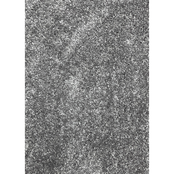 Ковер "Шегги SL 34"; 100x200 см; прямой; серый