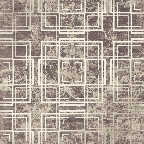 Палас "1777a2/100"; 90x150 см; серый;коричневый; прямой