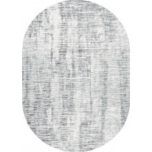 Ковер "Оптимист 22728_24338_o"; 80x150 см; серый;белый; овал