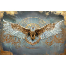 Карпет "NATURE 847-41"; 100x150 см; прямой; голубой
