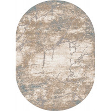 Ковер "Тач 32101_30162_o"; 200x400 см; бежевый;коричневый;синий; овал