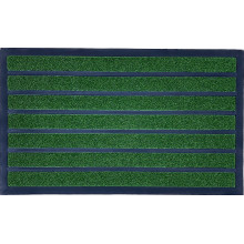 Грязезащитный коврик "RDM 004 GREEN"; 60x90 см; зеленый; прямой