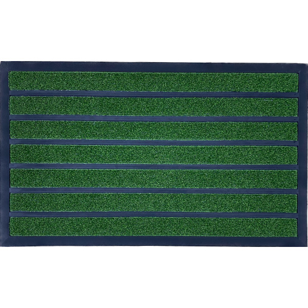 Грязезащитный коврик "RDM 004 GREEN"; 60x90 см; зеленый; прямой