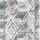 Дорожка "2440b2/199"; 100 см; серый;синий