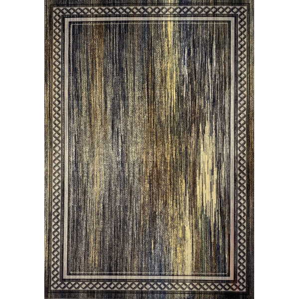 Карпет "GISSAR-С 312-12"; 125x180 см; прямой; серый;желтый