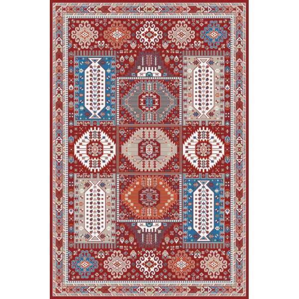Карпет "GISSAR-С 866-31"; 150x200 см; прямой; бордовый