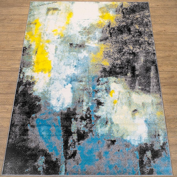 Ковер "Фэнси 20751_22068_n"; 150x230 см; серый; прямой