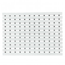 Коврик "SPA MAT 001 WHITE"; 60x200 см; белый; прямой