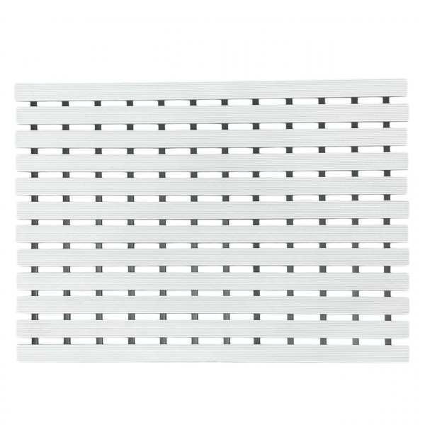 Коврик "SPA MAT 001 WHITE"; 60x200 см; белый; прямой