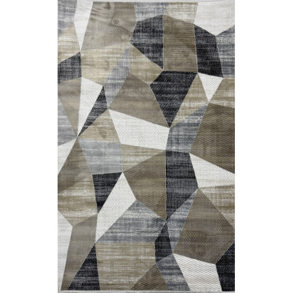 Ковер "PORTFOLIO 04155O WHITE/L.BEIGE"; 120x180 см; бежевый; прямой