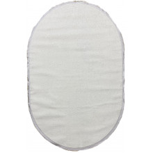 Ковер "MILANO 710SL CREAM"; 200x290 см; молочный; овал