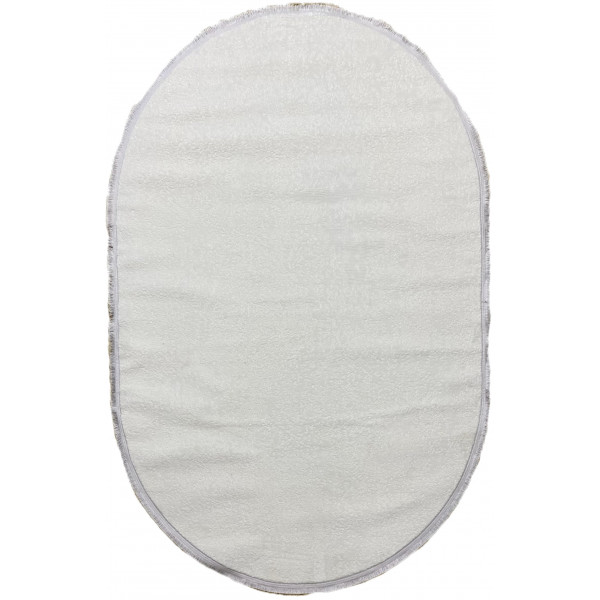 Ковер "MILANO 710SL CREAM"; 200x290 см; молочный; овал