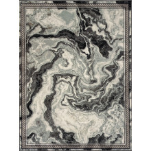 Карпет "GISSAR-С 303-23"; 125x180 см; прямой; серый;белый