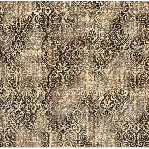 Палас "GISSAR "225_81"; 90x90 см; коричневый; прямой