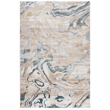 Ковер "BELLA 007A CREAM SHIRINK / BLUE FDY"; 160x300 см; ; прямой