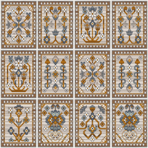 Палас "3651a3/91"; 200x350 см; ; прямой